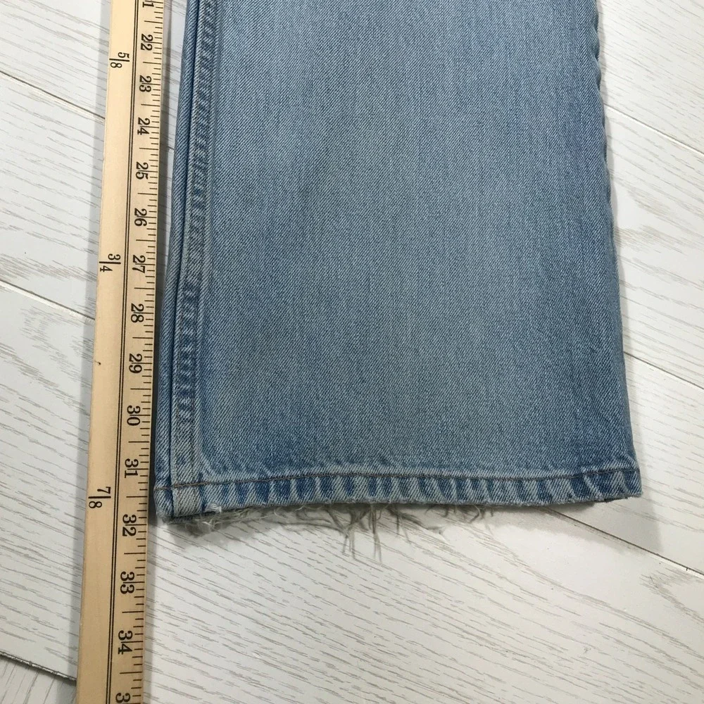 Vintage Eddie Bauer Relaxed Fit Jeans Men 42x32 Blue Grunge 100% Cotton Work Y2K